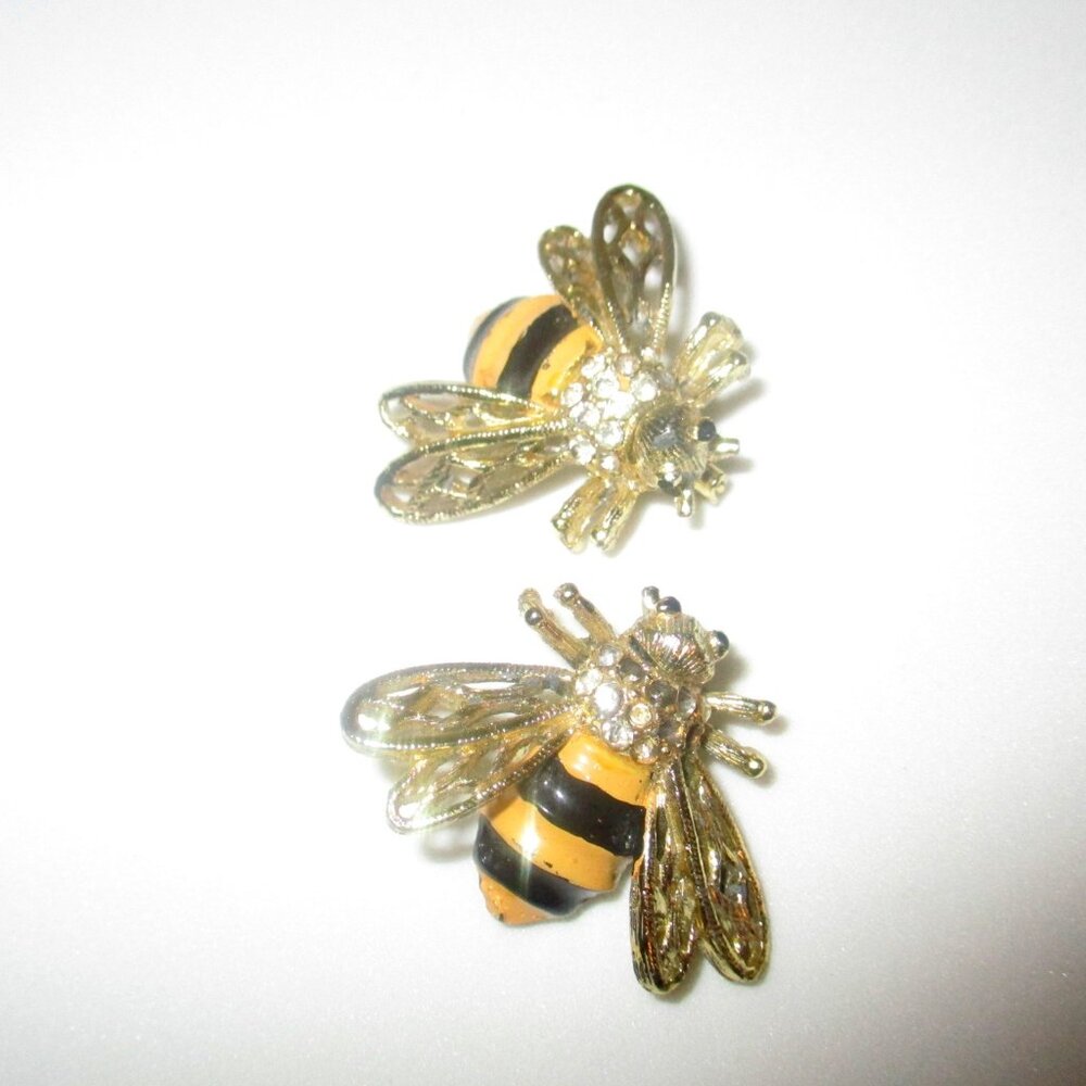 Vintage Bumble Bee Brooches (rare)